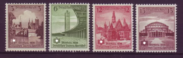 Deutsches Reich 665-668 Dt. Turn- u. Sportfest 3 Pf, 6 Pf,12 Pf,15 Pf postfrisch