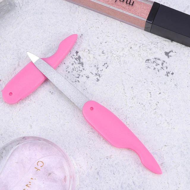 Beavorty 6-teiliges Faltbares Nagelfeilen-Set Aus Edelstahl – Profi-Maniküre Für Unterwegs