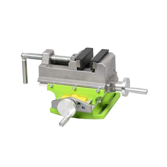 3" Cross Slide Drill Press Vise 2 Way X- Y Compound Vise Cross Slide Mill dri...