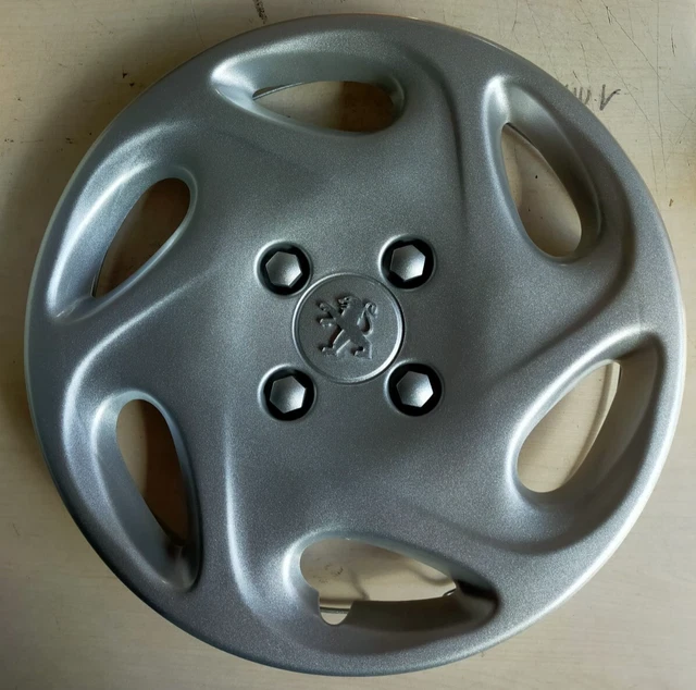 Kit De 4 Tapacubos Compatibles Con Peugeot 206 / 106 / 306 / 406 / 806 / Ranch / Bipper – Diámetro 14 Pulgadas