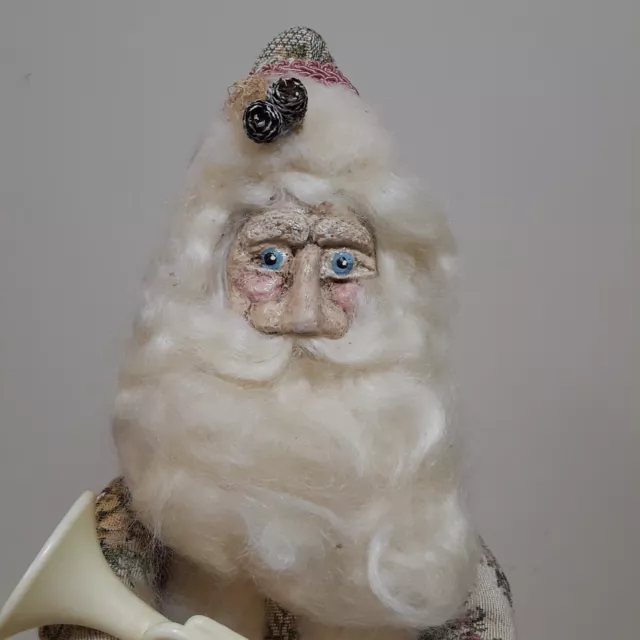 Large Handmade Santa Claus Doll One Of A Kind by Janet Kidd 23” Handcrafted