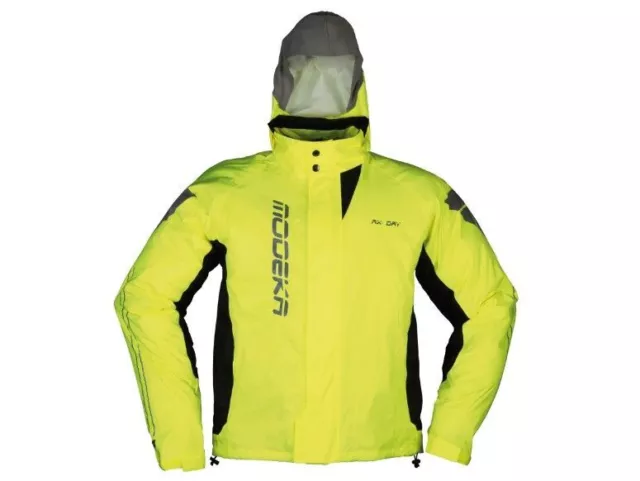 Modeka Regenjacke AX Dry II gelb Regen Jacke Motorrad Regen