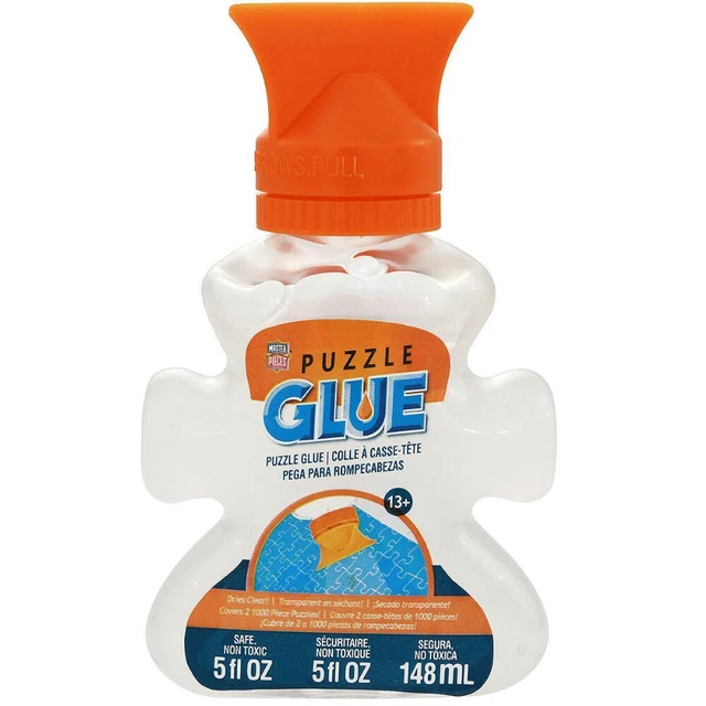 Pegamento para rompecabezas 5 oz. Rompecabezas de botellas piezas maestras 2 1000 piezas una botella regalo