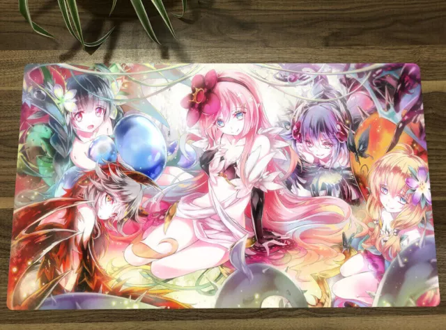 Yu-Gi-Oh! Anime Girls Playmat Traptrix Card Game Mat Custom TCG CCG Play Mat Ba