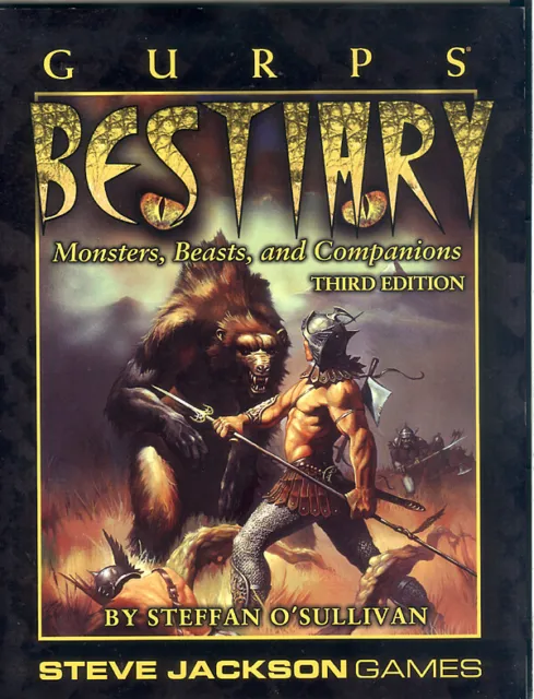 GURPS Bestiary, für/for GURPS 3rd. Edition, Steve Jackson Games