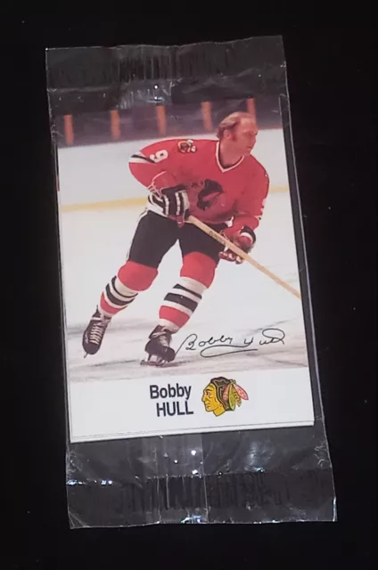 1988-89 Esso NHL Hockey Collection Sealed No Header Error Pack W/ Bobby Hull