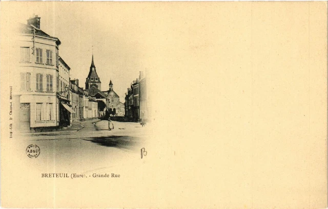 CPA BRETEUIL - Grande Rue (478297)
