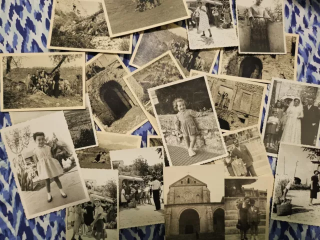 Lotto fotografie vintage b/n di varie epoche formati e tematiche