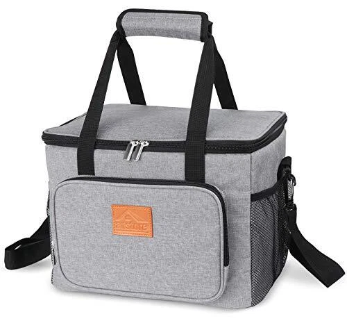 Anstore Sac isotherme de 15 L 24 canettes de 15 L sac à déjeuner étanche avec...