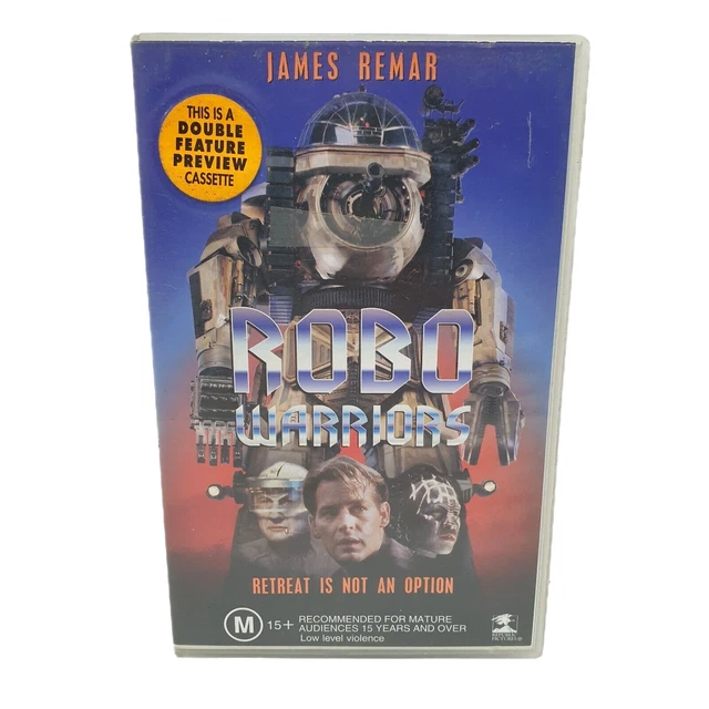 ROBO WARRIORS + Felidae VHS Tape Double Screener Preview M15+ 1996
