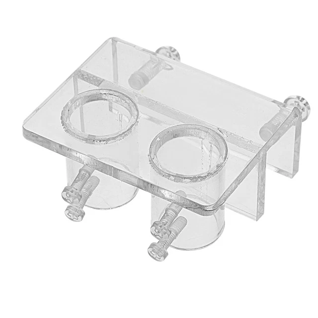 Aquarium Clear Pipe Clamps Tankrohrhalter Klemmen transparente