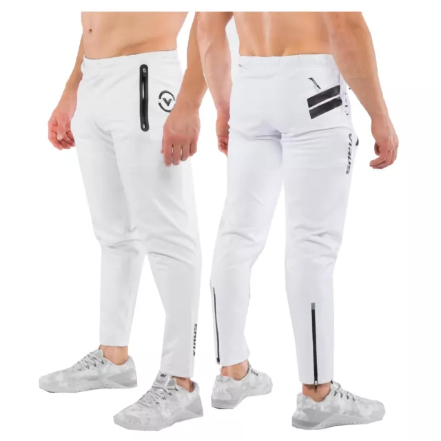 VIRUS Bioceramic KL1 Active Recovery Pants Unisex (Au15) WHITE,Crossfit