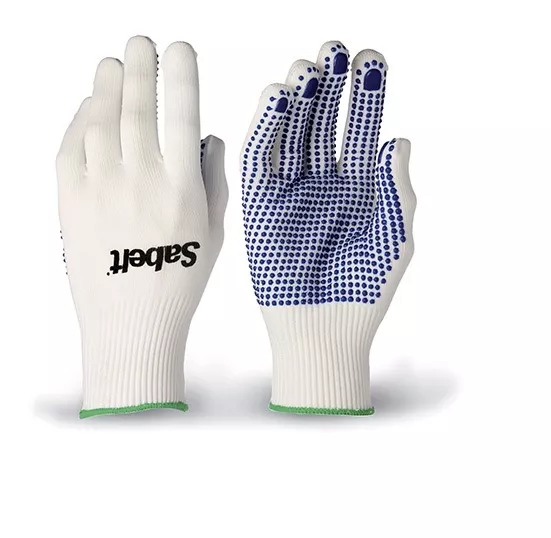 SABELT Gants Coton Poids Moyen Antidérapant Résistant Taille Unique