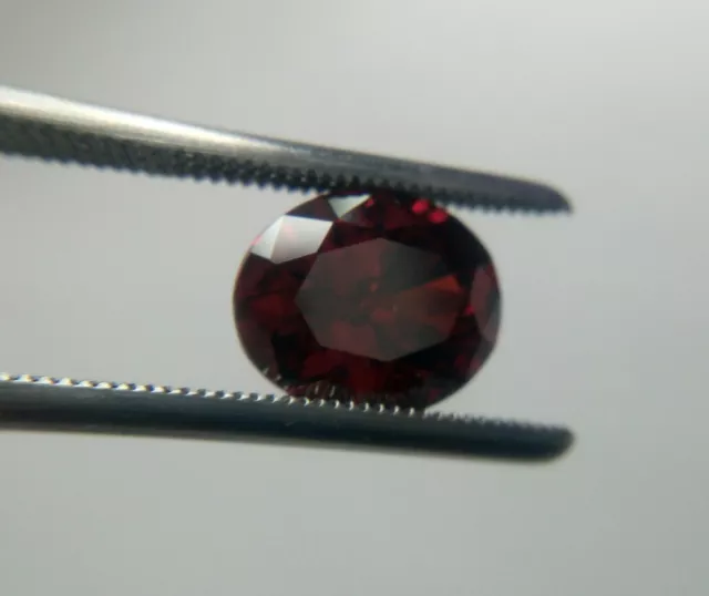 Red Garnet Cubic Zirconia 10 x 8mm Oval Cut Loose Gemstone AAAAA lot of 2 stones