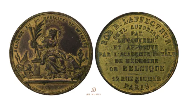 Belgium Medal Academy Of Medicine Of Belgium - Rob B.L 'Affecteur - Copper