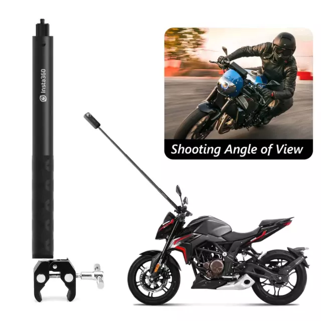 Long 200cm(78inch) Invisible Selfie Stick for Insta360 ONE X3, X2, X,  Insta360 ONE R, RS, Insta 360 Camera 1/4 Extended Monopod