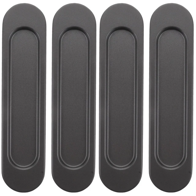 4 Pcs Sliding Door Handle Flush Door Handle Barn Door Kitchen Door Knobs