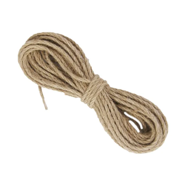 10 m cuerda de cáñamo natural cordón cuerda de sisal 3 mm cuerda sacos Q6S2