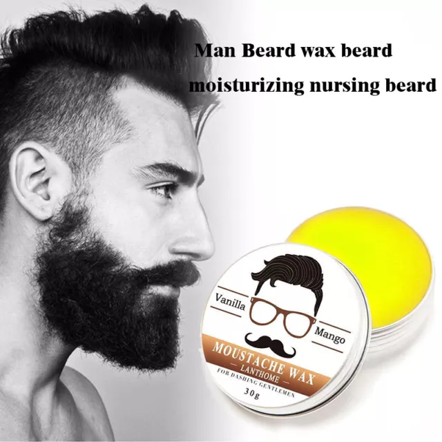 30g Natural Beard Oil And Balm Moustache Wax For Styling Beeswax