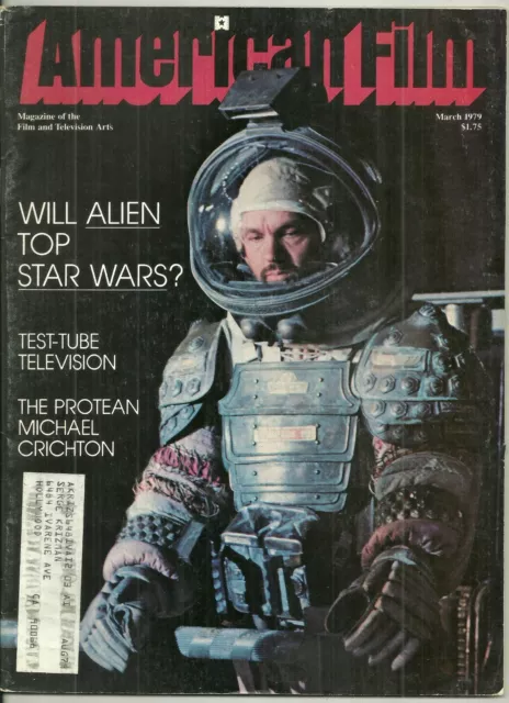 RARE Back Issue - AMERICAN FILM Magazine - March 1979 - ALIEN - Michael Crichton