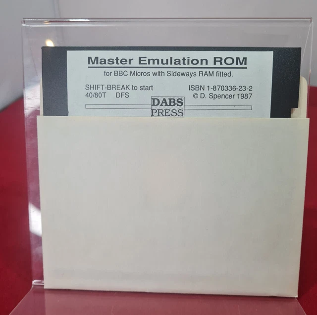 MASTER EMULATION ROM Disc for Acorn BBC Micro Sideways RAM fitted Dabs ...