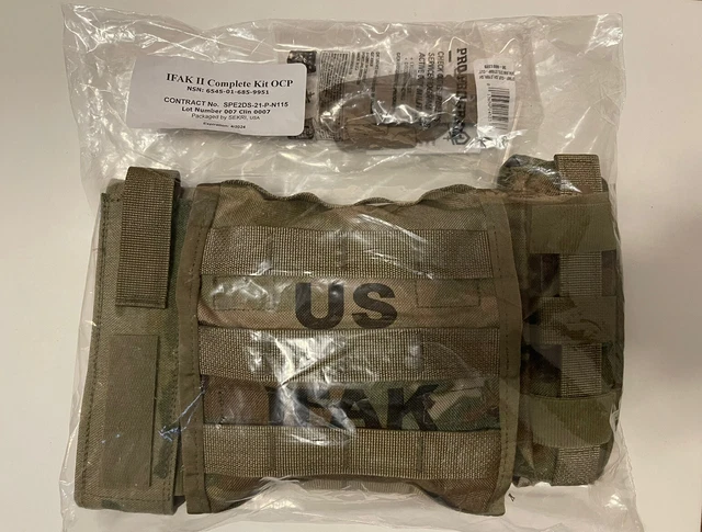 US Army Sekri IFAK II Individual First Aid Sealed Complete Kit Multicam OCP