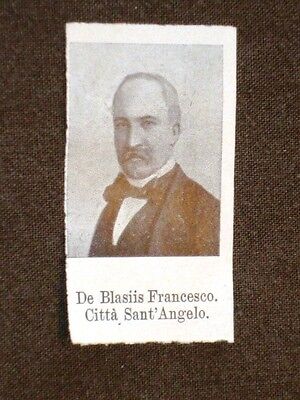 Deputato del 1° Parlamento d'Italia 1861 De Blasiis Francesco Città Sant'Angelo