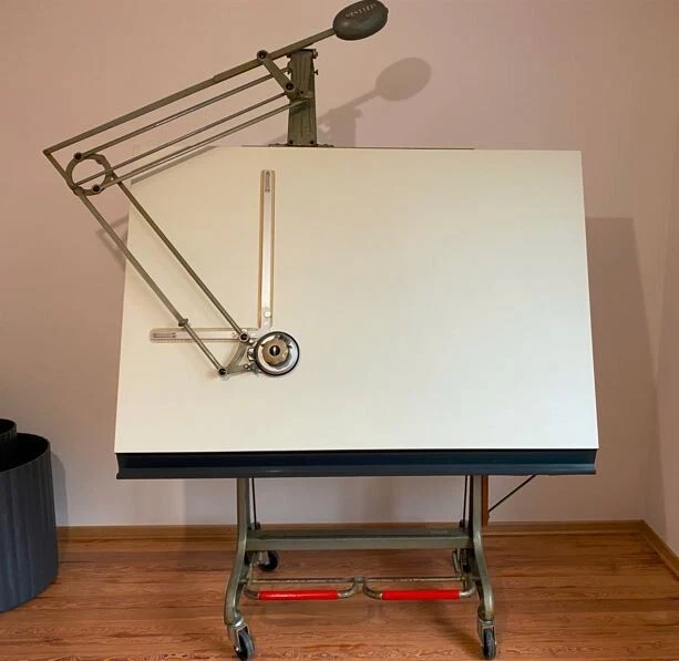 Zeichenbrett, Zeichentisch, Zeichenplatte, Reißbrett, Nestler, Vintage, Retro