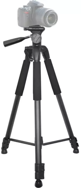 Heavy Duty 75" Professional Tripod with Case for Samsung HMX-QF20 HMX-QF30