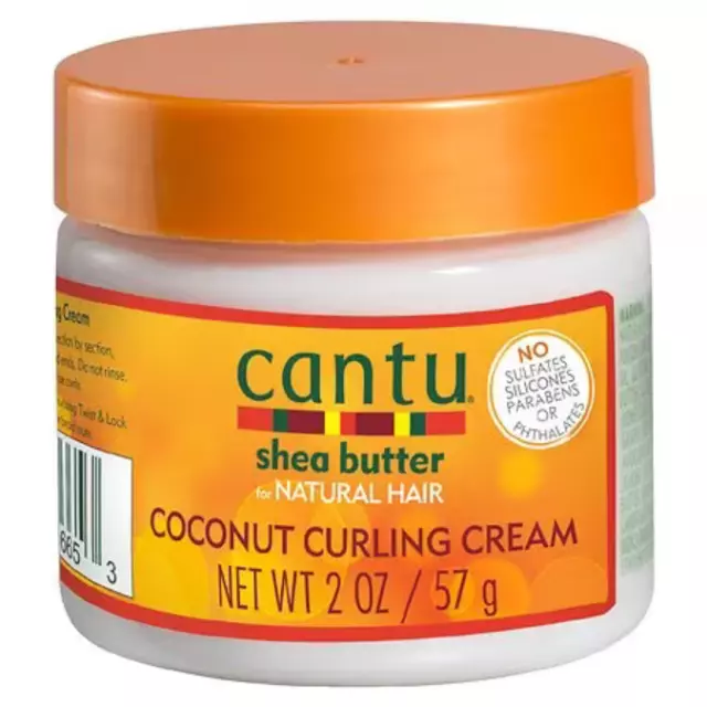 Cantu Shea Butter Coconut Curling Cream-2 oz-NEW-SEALED-FAST SHIPPING