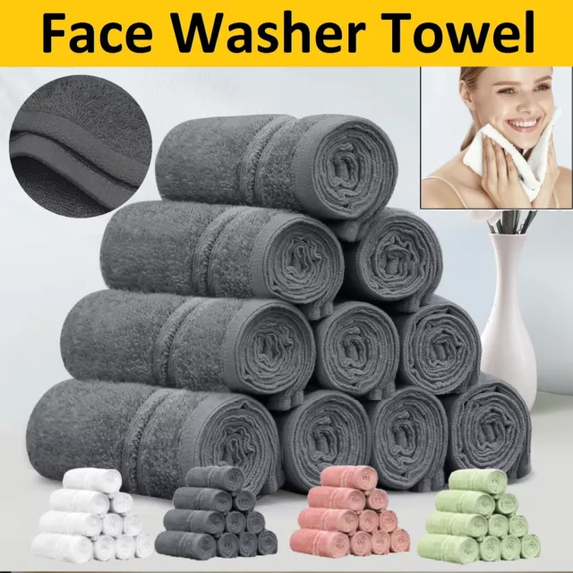 Cotton Face Washers Face Towels Quick Dry Face Cloths Face Hand Towel Bath Towel