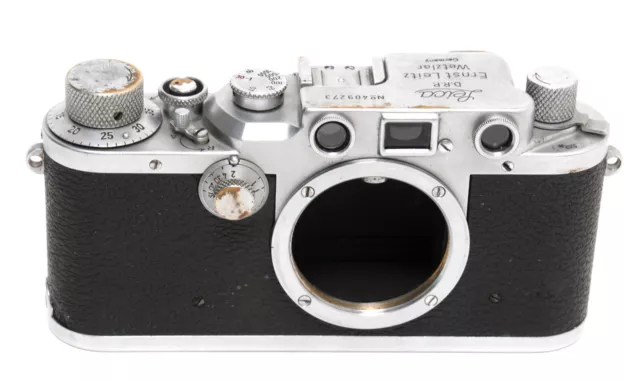 Vintage Leica IIIC camera body needs service Rangefinder 35mm Screw Mount Leit