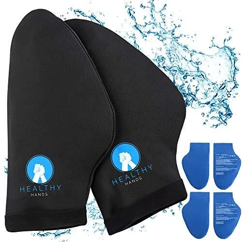 Healthy Hands Hand Ice Pack Wrap – Cold Therapy for Hands - Ice Gloves for Chemo