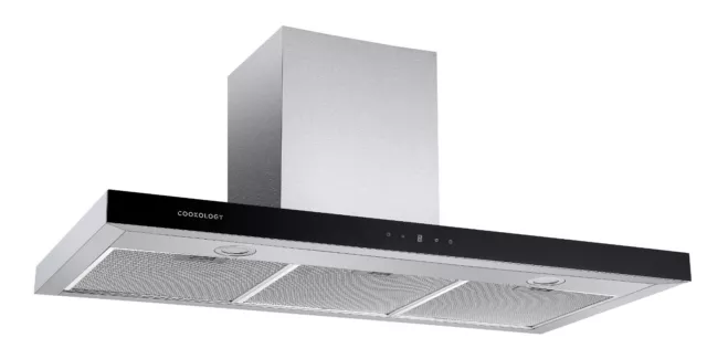 COOKOLOGY LINT901SS A LINEAR Cooker Hood Touch Control 90cm