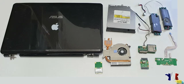 PIÈCES POUR PC Portable Asus X70A 100% Original, plasturgie, hp, lecteur CD..... EUR 32,00 - FR