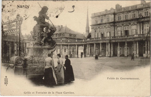 CPA NANCY Grill and Fountain of the Place Carriere (990950)