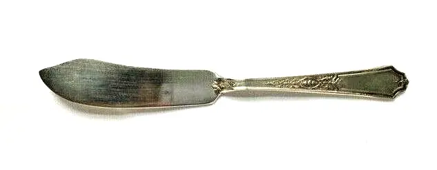 1847 Rogers Bros Intl Silverplate Master Butter Knife 1924 Ancestral Pattern 7"