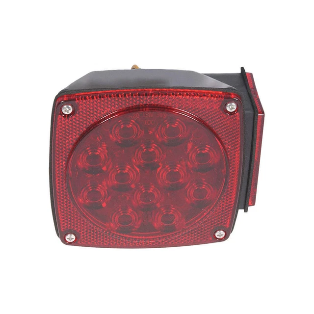 GROTE 51982 Stop,Tail,Turn Light,Permanent,Hardwired