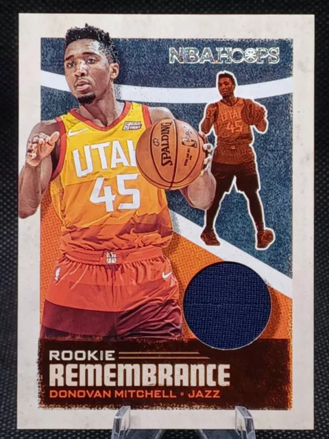2019-20 PANINI NBA Hoops Rookie Remembrance Donovan Mitchell Player ...