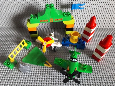 Duplo Lego Duplo Cars 6134 Complet Disney Sauvetage Avion Siddeley Holly Shiftwell 