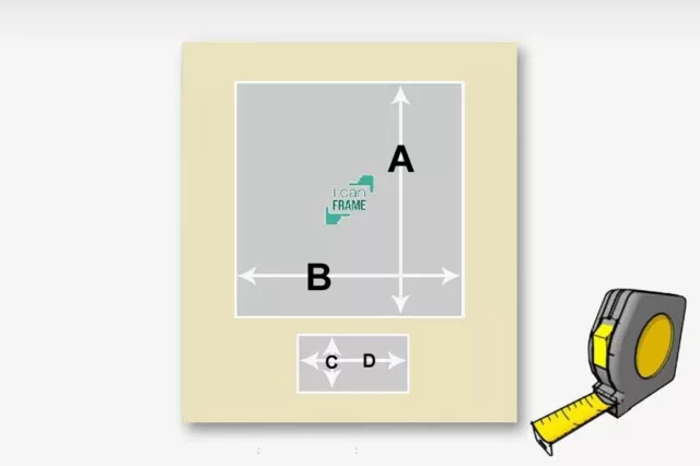 Custom Size LARGE Picture Photo Mount double aperture You choose sizes