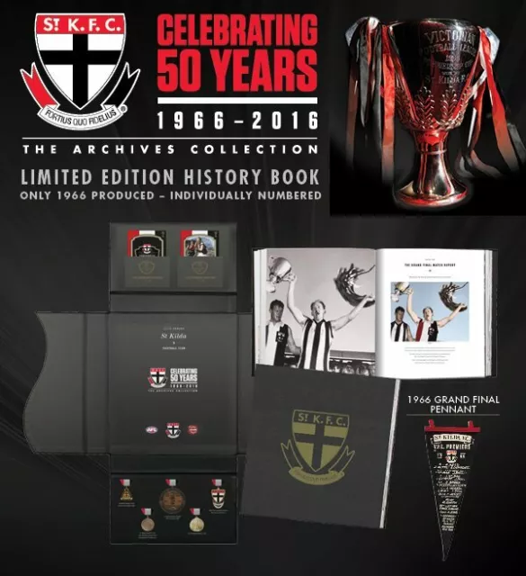 St Kilda Football Club - The Archives Collection 1966 - 2016 - Now Ultra Scarce