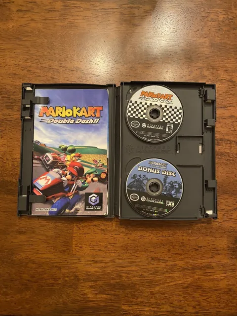 Mario Kart: Double Dash w/ Bonus Disc  (Nintendo GameCube, 2003) Complete