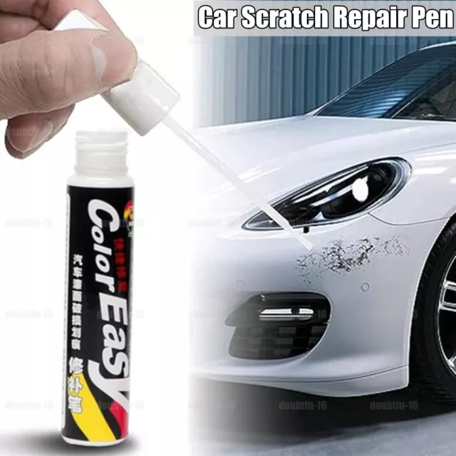 1pc Car Clear Scratch Remover Touch Up Pen Paint Repair Pen Black Car  Accessory