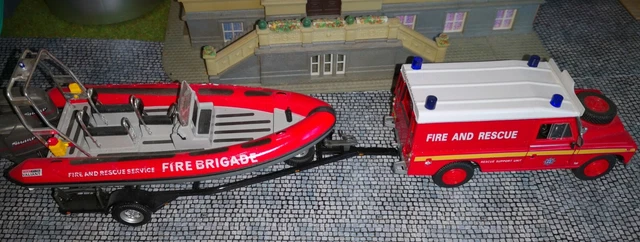 Cararama Zodiac Sapeurs Pompiers Echelle 1:43 Remorque Mini (93410