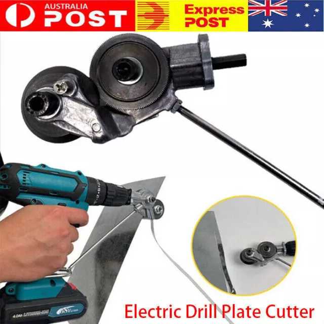 Safe and Durable Electric Drill Plate Cutter Attachment Electric Drill Shears AU