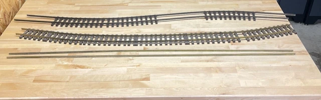 AML LGB Brass G Scale Train Track Lot Curved And Straight AML LGB Brass G Scale Train Track Lot Curved And Straight
