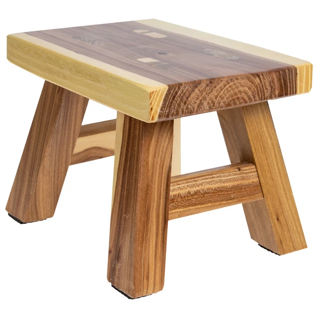 Sgabello bambini piccolo sgabello a gradini in legno vasino sgabello allenamento fitness