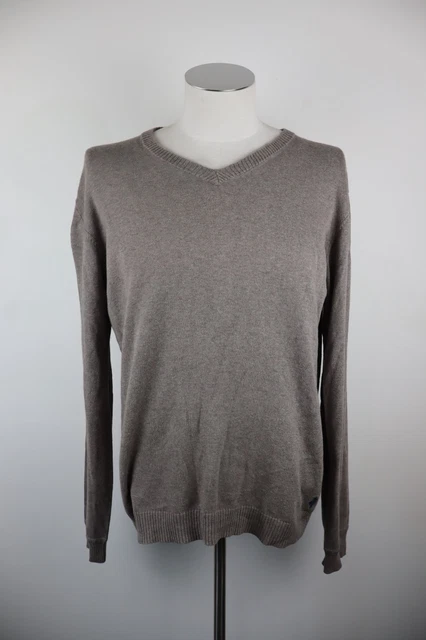 Pull Marlboro Classics Noir Homme Taille XL - 100% Coton, Occasion Très Bon état, Style Ajusté