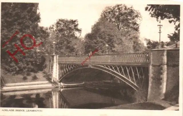 Picture Postcard:-Leamington, Adelaide Bridge [Boots]